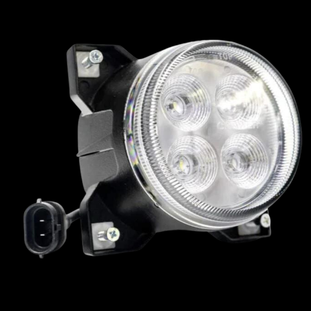 50W Round Flush Fit LED Work Light - Flood Beam - 4501