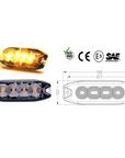 Slim Line Flush Mount LED Hazard Light