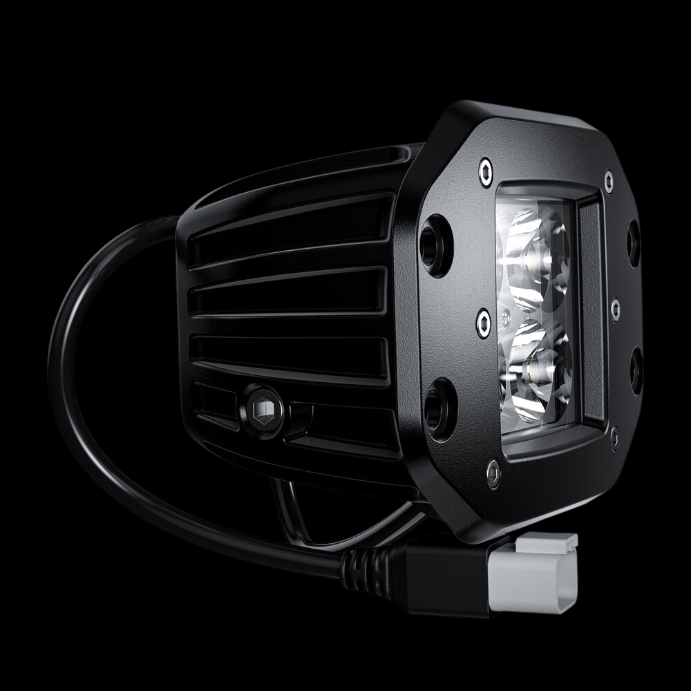 DEFY - 2" LED Flush mount pod light/Diffuse - Pair