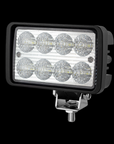 40W Rectangle LED Work Light - Side & Centre Mount - 4409