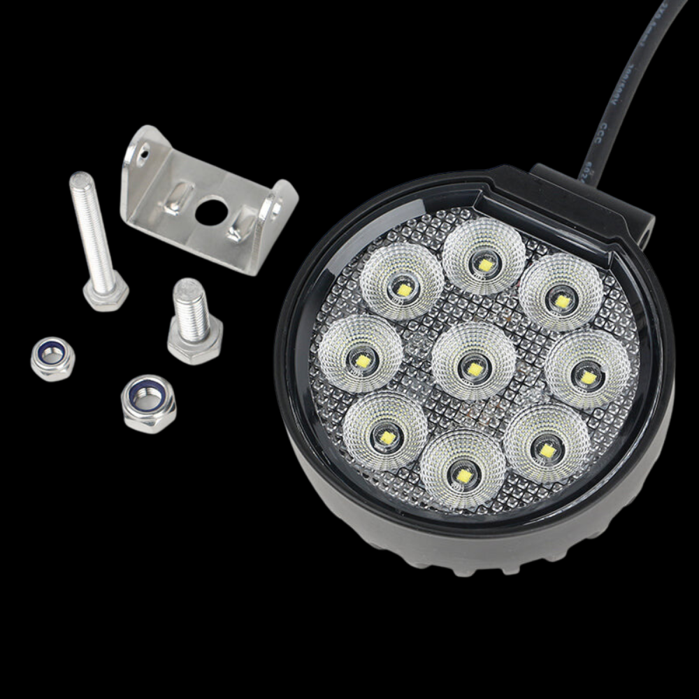 0706-3-27 - 3.5 inch 27W Round LED Work Lights
