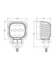 0801 - Square LED Work Light 6x10W Osram LED - LEDTRAC NZ