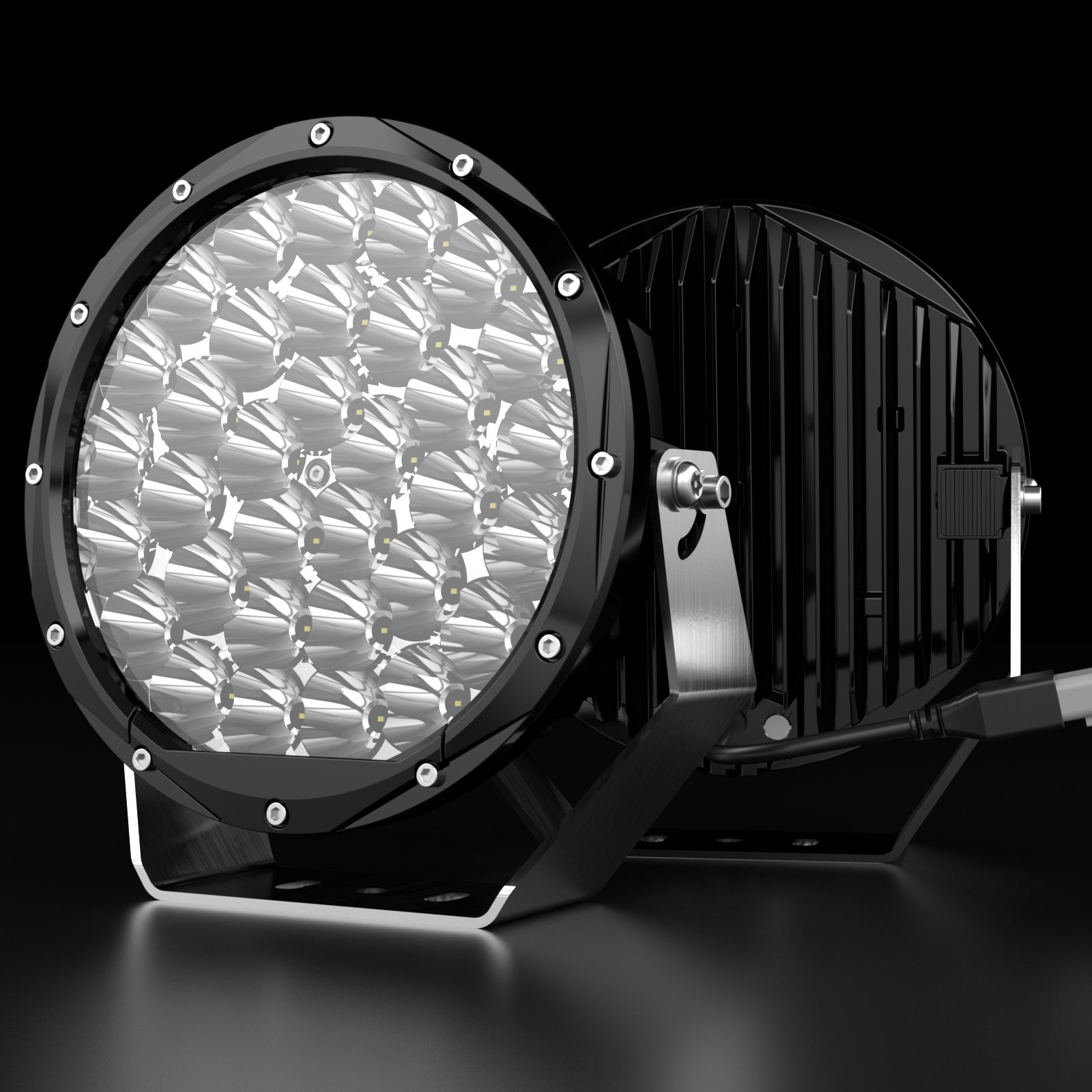 DEFY - Executioner 9 Inch 198W LED Driving Lights 4WD - LEDTRAC NZ