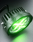 DEFY - 4" Round LED light/Flood - Pair