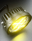 DEFY - 4" Round LED light/Flood - Pair