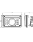 LED Headlight With DRL - Universal (Pair)