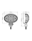 John Deere Oval LED Work Light - 4024-24