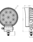 0706-4-27 - 4 inch 27W Round LED Work Light - Buy Online - LEDTRAC NZ