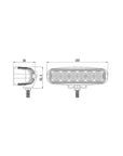 6 inch 30W Rectangle LED Work Light - 6030