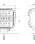 5 inch 30W Square LED Work Light - 5027-30
